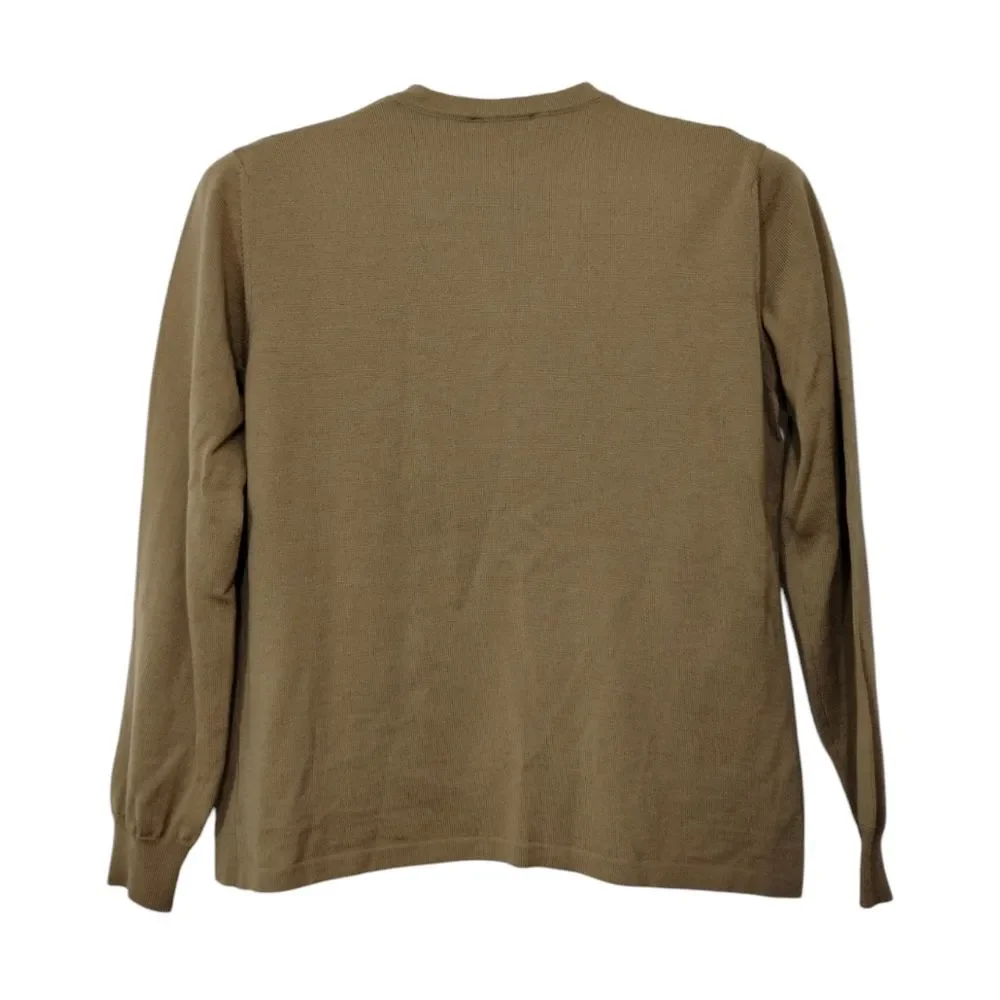 Maurice Abot Women's Button-Front Cardigan Sweater With Top Set Old Money‎